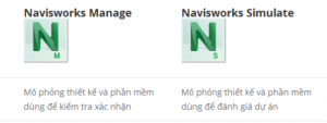 So sánh Navisworks Manage và Navisworks Simulate