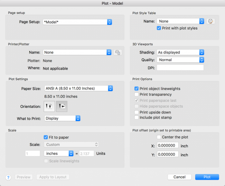 Phát hành AutoCAD và AutoCAD LT 2018 for Mac