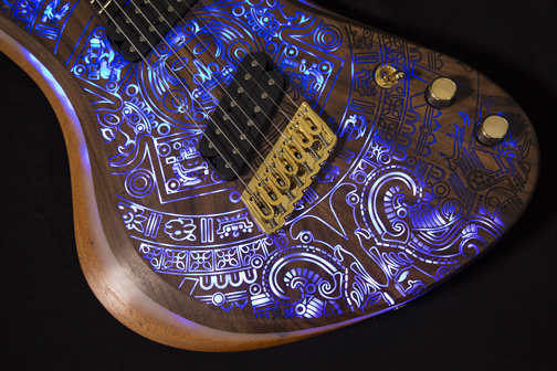 AutoCAD giúp thiết kế Guitar