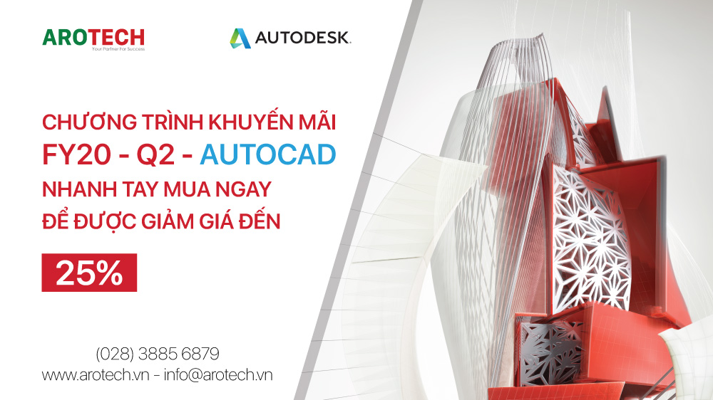 Tổng hợp các chương trình khuyến mãi Autodesk FY20 Q2