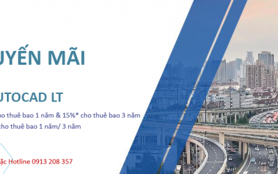 Flash Promo: Siêu khuyến mãi khi mua mới AutoCAD, AutoCAD LT