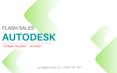 Flash Sales – Khuyến mãi Autodesk từ ngày 6-14/4/2021