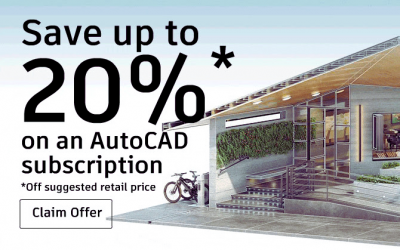 [Flash Promotion] Autodesk : Ưu đãi lên tới 20% cho 1 số sản phẩm từ ngày 20-23/09/2022