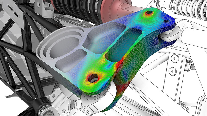PDM Inventor Nastran simulation