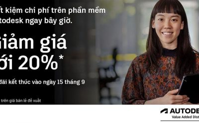 [Autodesk] Chương trình khuyến mãi FLASH PROMO – SALE tới 20% cho phần mềm AutoCAD