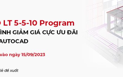 [AutoCAD LT 5-5-10] Thông báo chương trình giảm giá cực ưu đãi dành cho AutoCAD LT