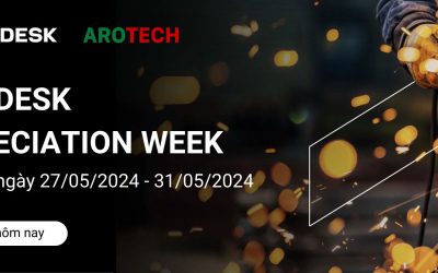 Chương trình giảm giá Autodesk Appreciation Week chính thức diễn ra từ ngày 27/05 – 31/05/2024