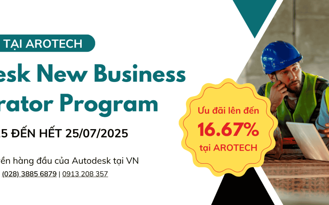 Khuyến mãi Autodesk 2025: Giảm 16.67% khi mua AutoCAD LT, IST bản quyền