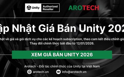 Thay Đổi Giá Bán Unity 2026 | Tăng 5% Unity Pro, DevOps Miễn Phí | Arotech.vn