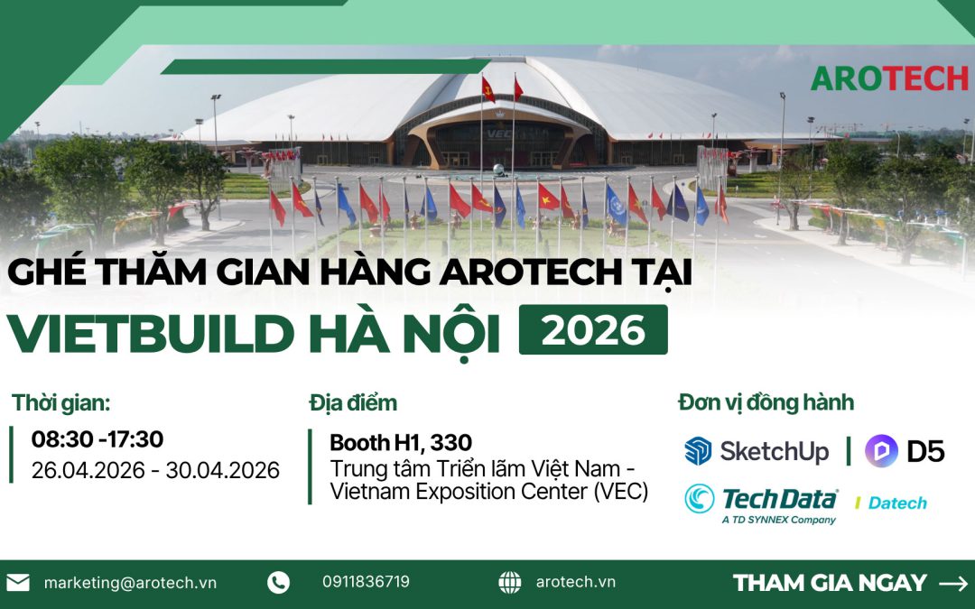 AROTECH đồng hành cùng 2500 doanh nghiệp tại VIETBUILD Hà Nội 2026