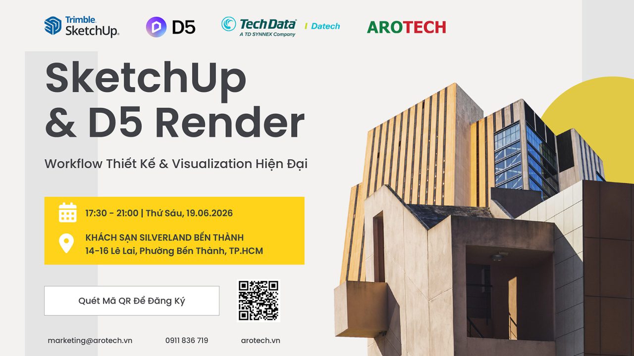 [ĐĂNG KÝ] Workshop SketchUp & D5 Render | Workflow Thiết Kế ...