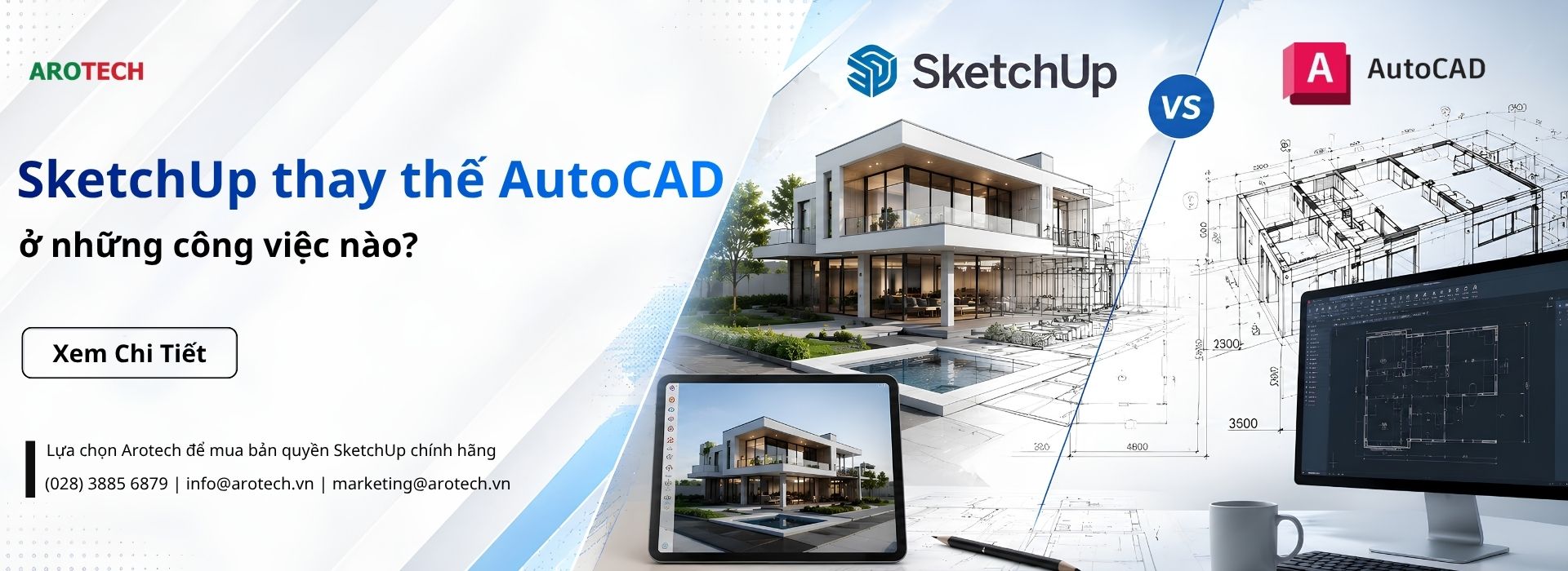 sketchup thay the autocad