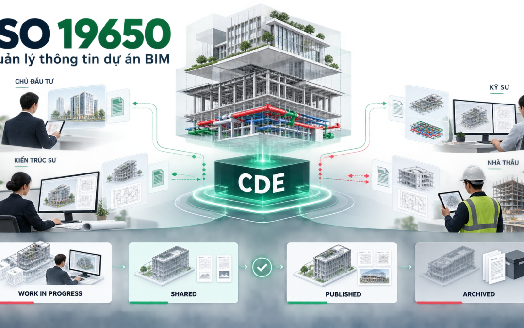 ISO 19650 là gì? Hướng dẫn quản lý thông tin BIM theo tiêu chuẩn quốc tế
