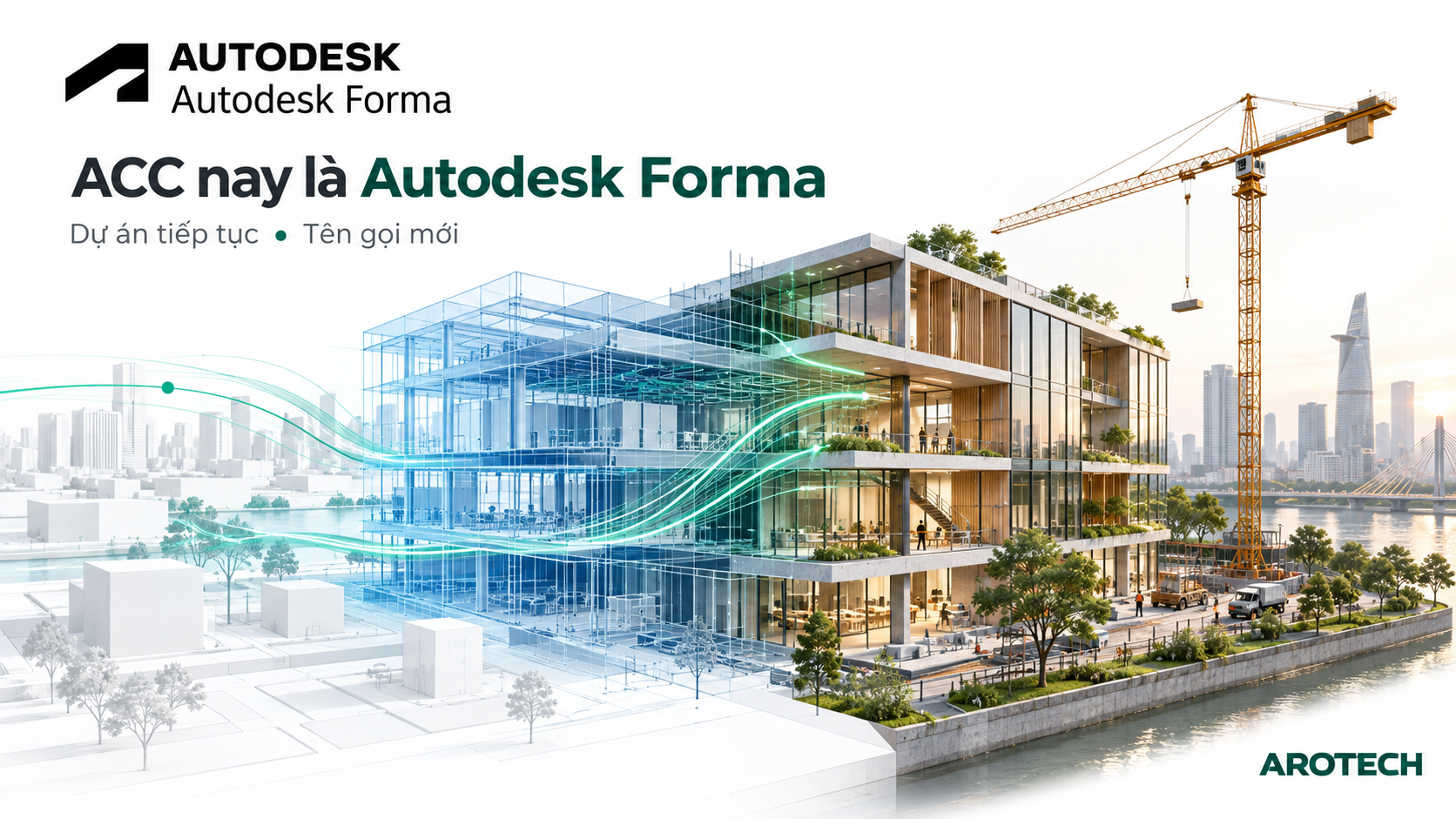 Đội dự án trao đổi tài liệu và mô hình khi sử dụng tên gọi Autodesk Forma