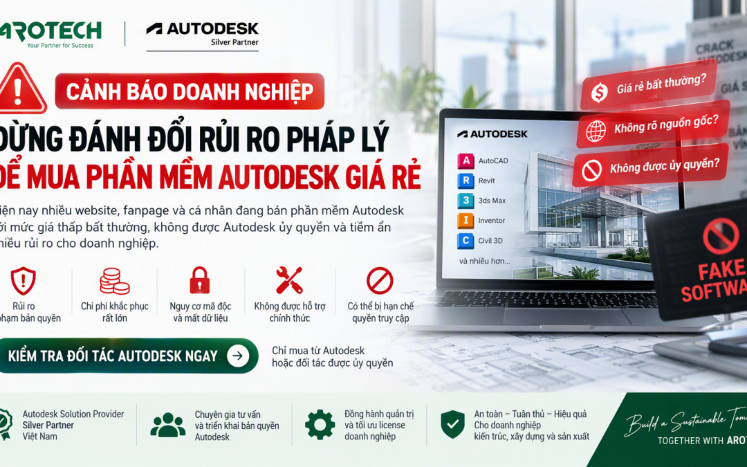 Cảnh Báo!!! Website bán phần mềm Autodesk không chính thống